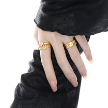 Fashion Irregular Wave Mini Baguette Ring in 925 Sterling Silver