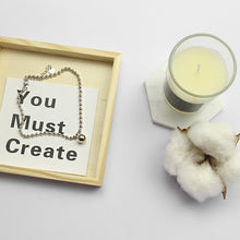 925 Sterling Silver Bead Ball Anklet