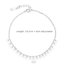 Elegant 925 Sterling Silver Adjustable Anklet